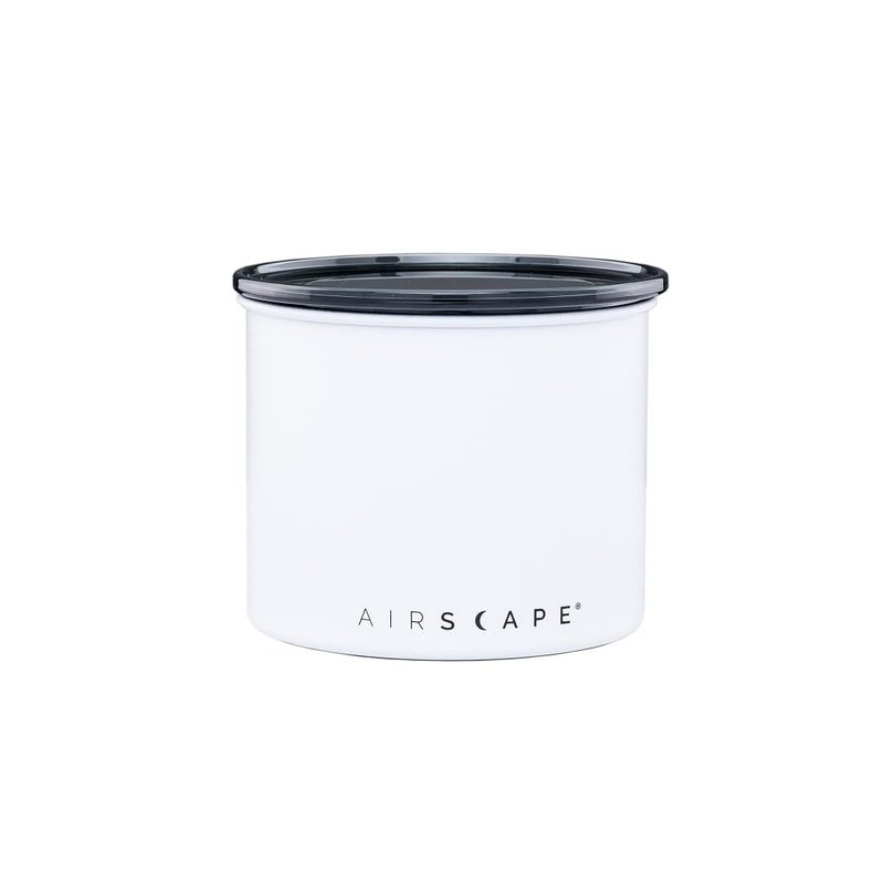 Planetary Design Airscape Stainless Steel Coffee Canister | Food Storage Container | US Patented Airtight Lid | Push Out Excess Air Preserve Food Freshness (Small, Matte White) - Image 4
